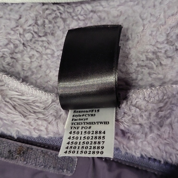 The North Face Purple Lightweight Water Resistant Hooded fleece lined triclimate - Picture 10 of 16